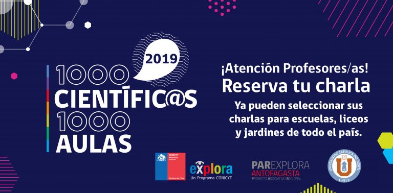 ¡Reserva tu charla y lleva a un/a científico/a a tu sala de clases!