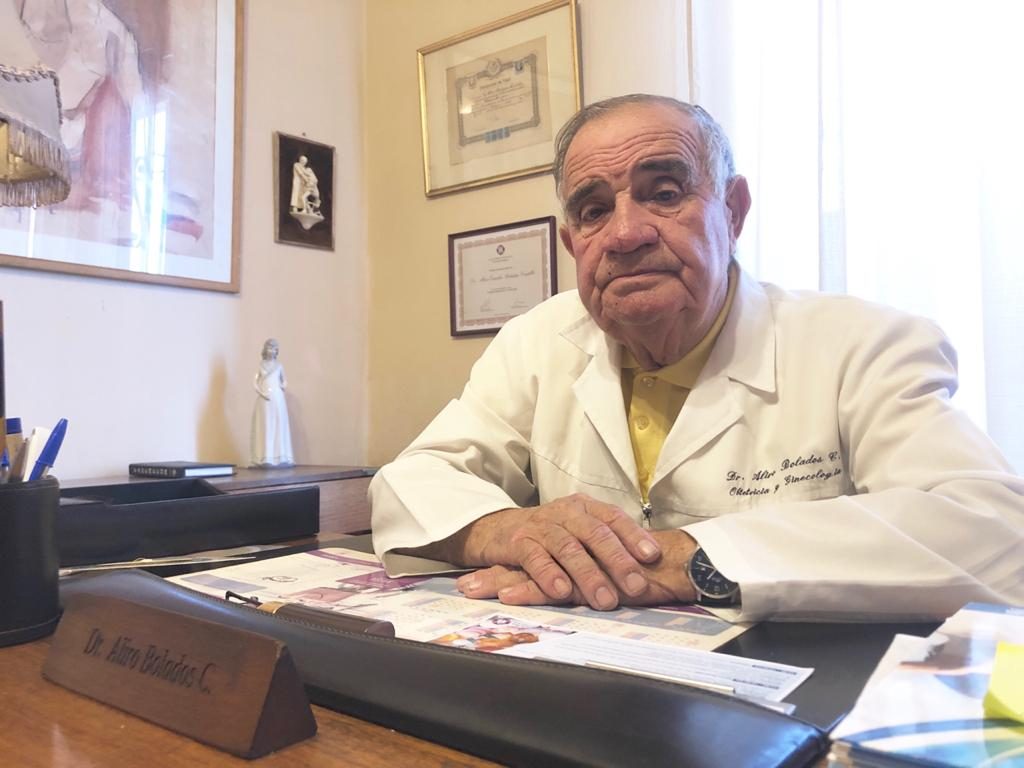 Presidente del Colegio Médico de Antofagasta, Dr. Aliro Bolados.