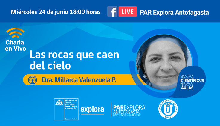 Charla en Vivo “Las rocas que caen del cielo”