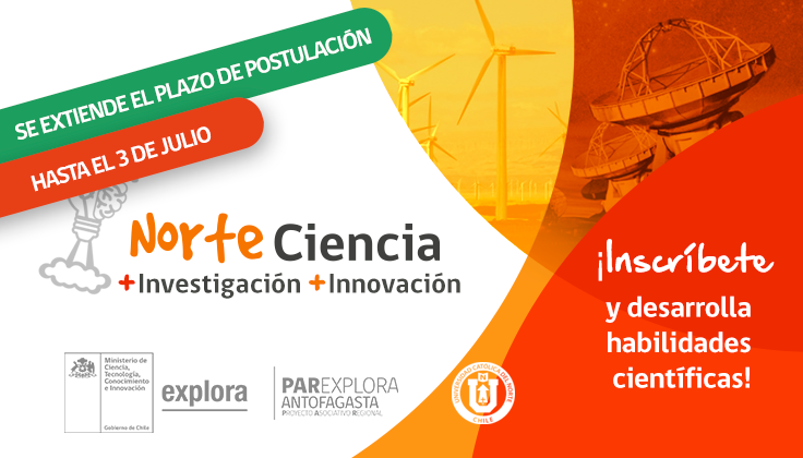 Se extiende la convocatoria para participar de Norte Ciencia +Innovación +Investigación