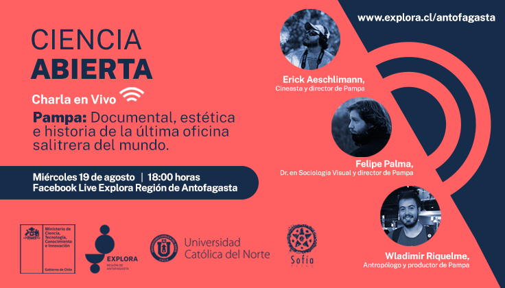 Charla en vivo: “Pampa: Documental, estética e historia de la última oficina salitrera del mundo”