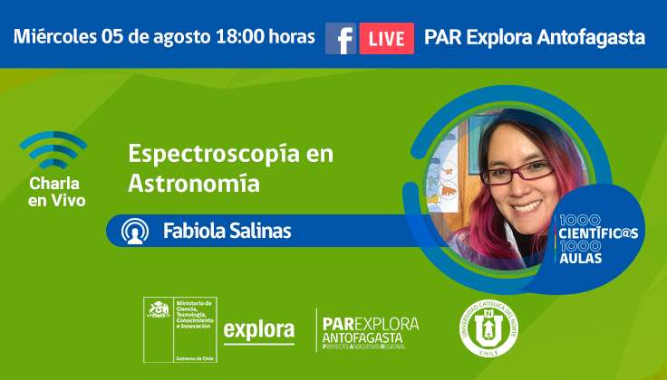 Charla en vivo: “Espectroscopía en Astronomía”