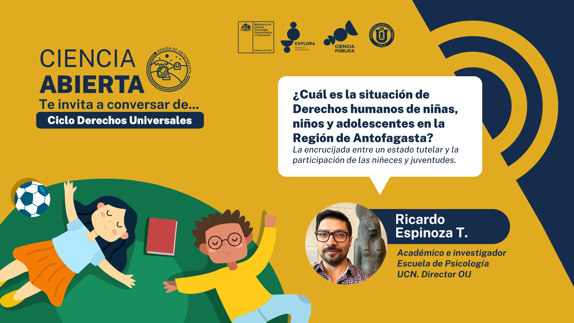 Derechos de la niñez: Conversatorio invita a conocer la realidad de la Región de Antofagasta
