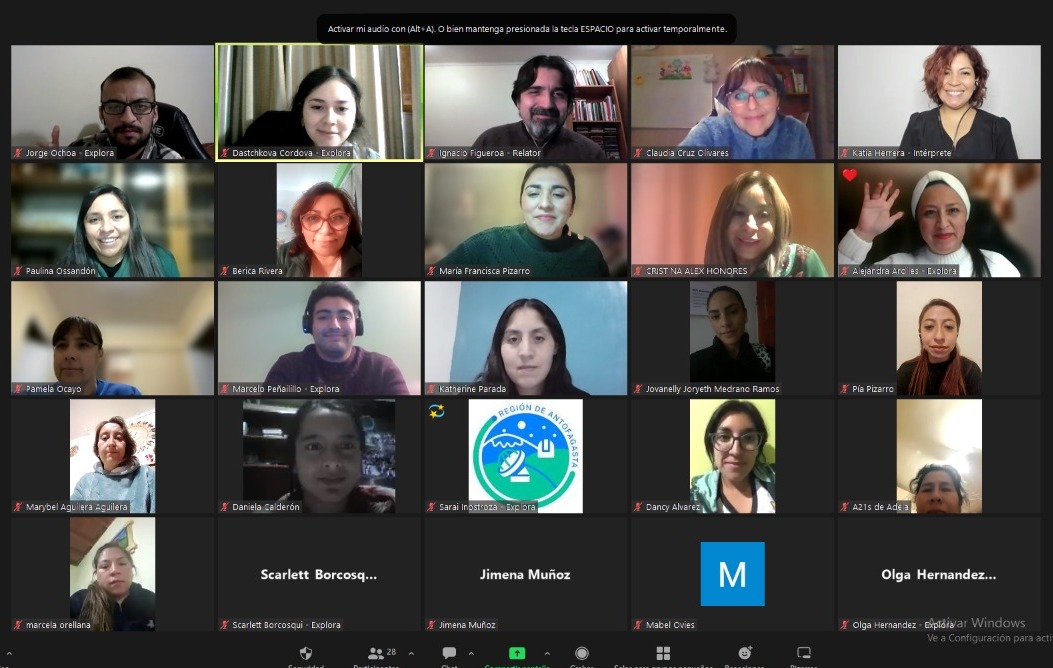 Educadoras participaron en talleres de diversidad e interculturalidad en el PIPE de Explora Antofagasta