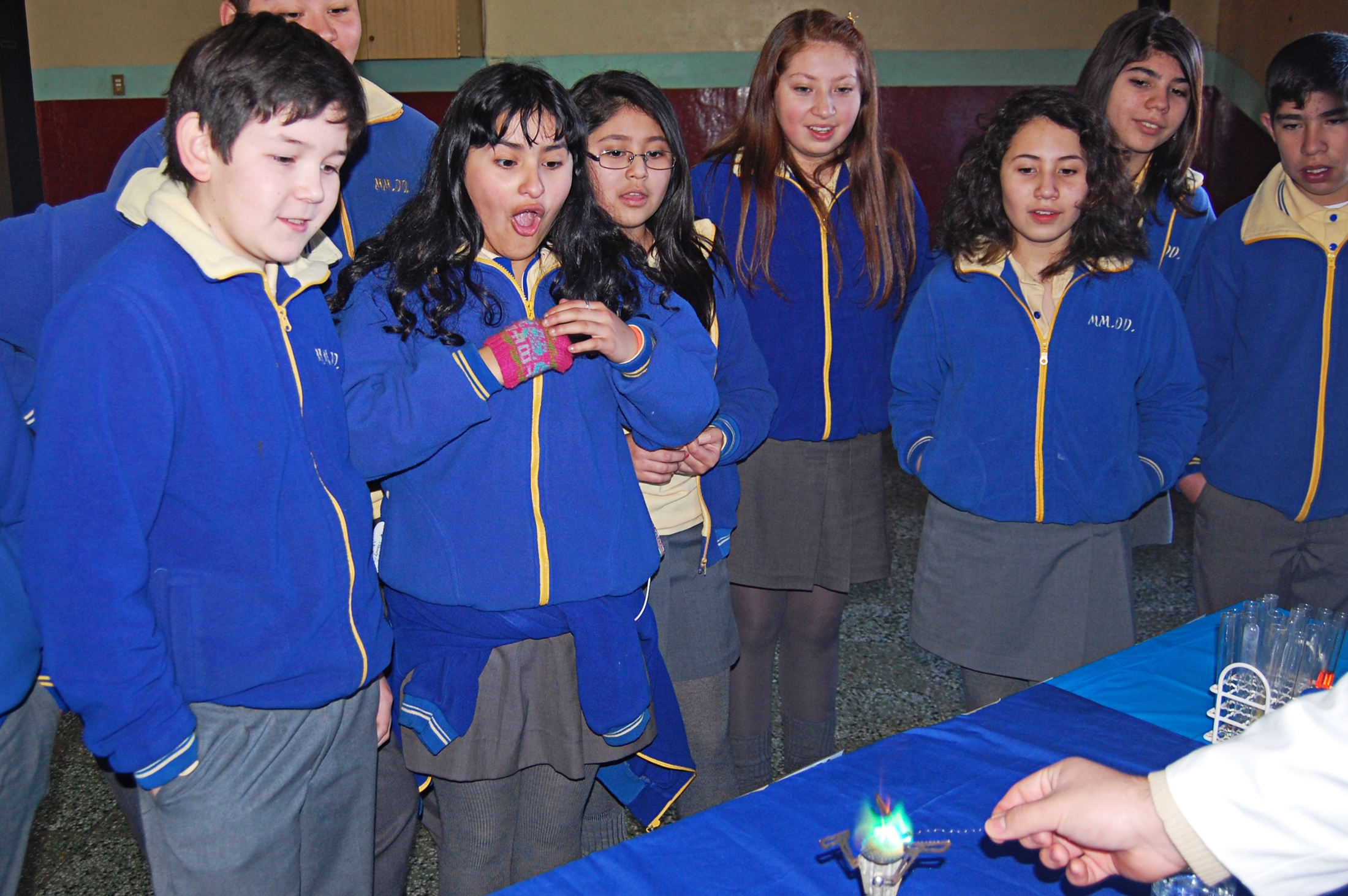 Un entretenido acercamiento a la ciencia vivieron estudiantes del colegio Madre Dominicas de Pitrufquén