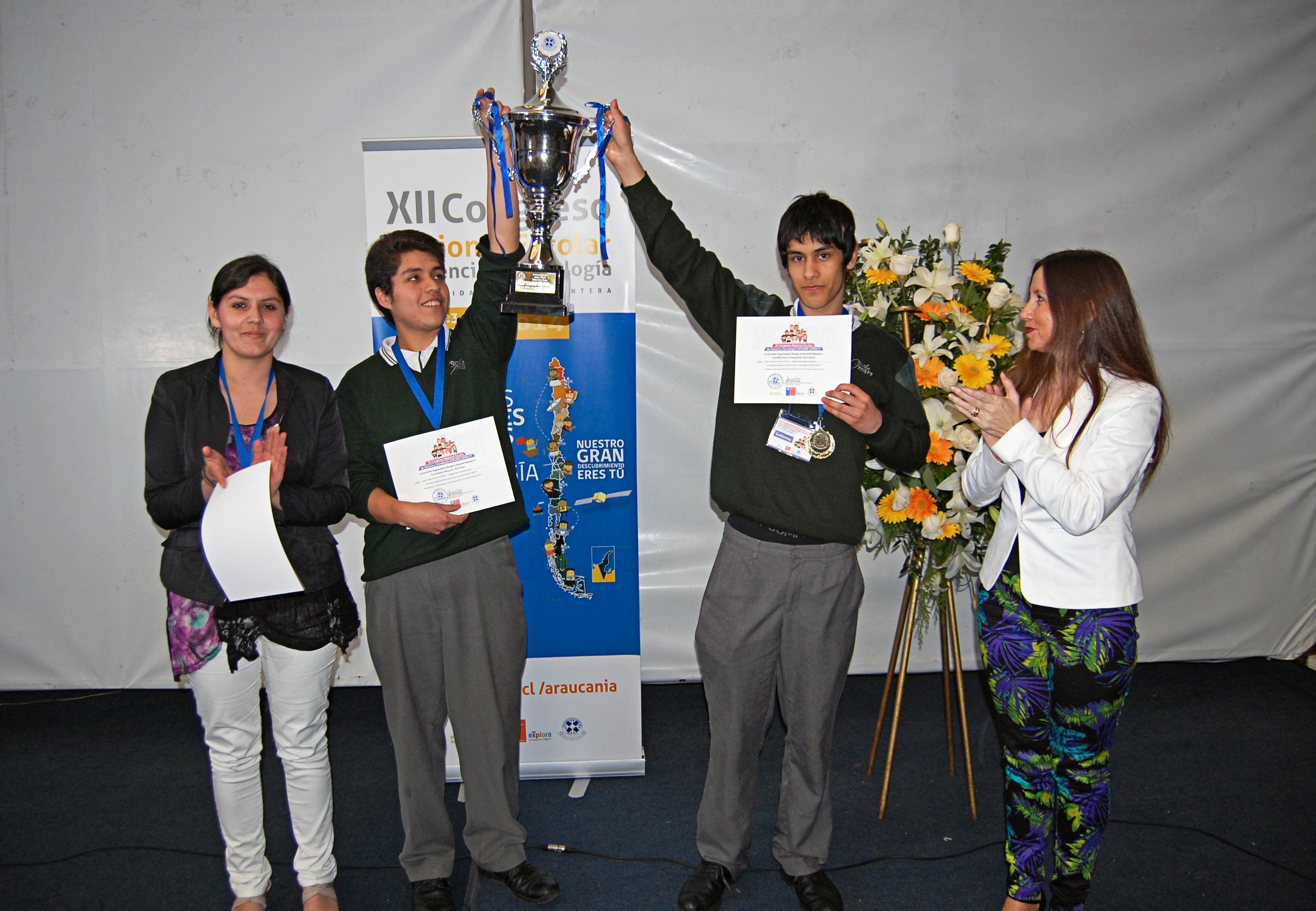 Escolares de Renaico y Temuco representarán a la región en el Congreso Nacional de Ciencia