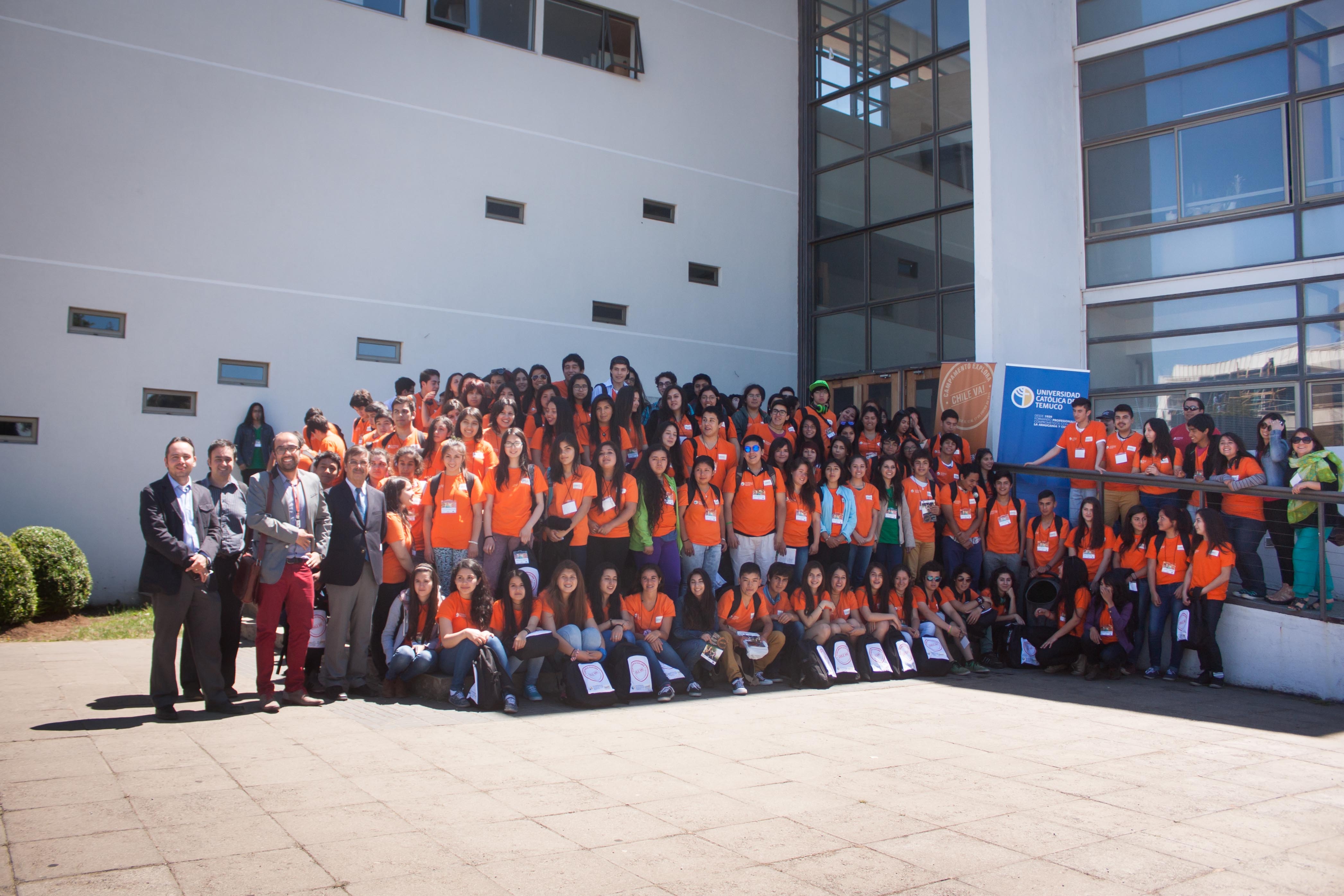 130 jóvenes de La Araucanía ya comenzaron la aventura científica Chile VA!