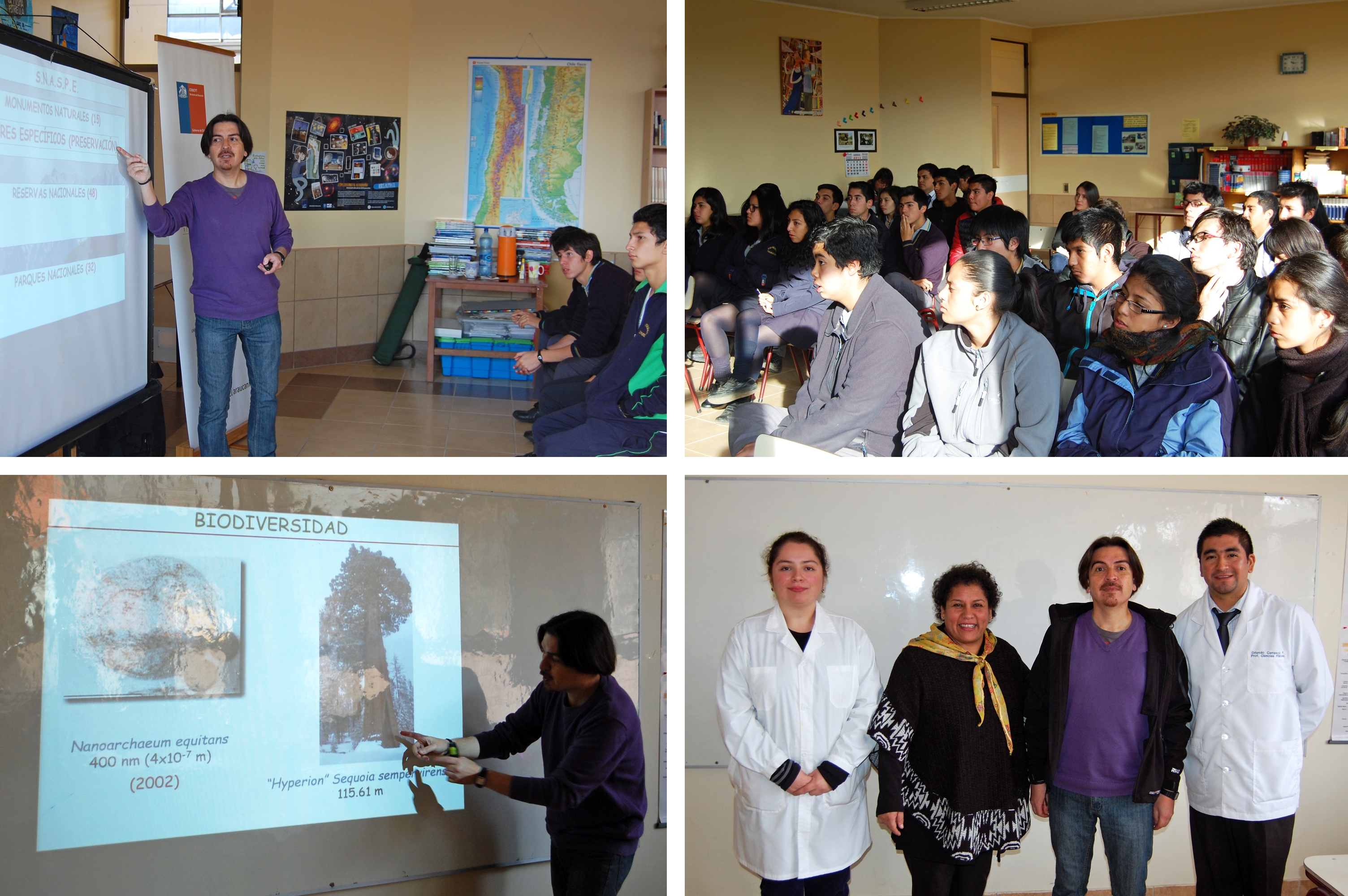 Colegio Emprender de Temuco celebra el Día de la Tierra con charla sobre vida silvestre