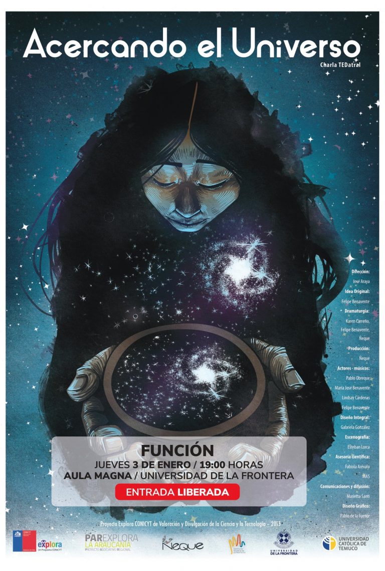 PAR Explora La Araucanía presenta la obra: “Acercando el Universo”, de la compañía Ñeque Teatral
