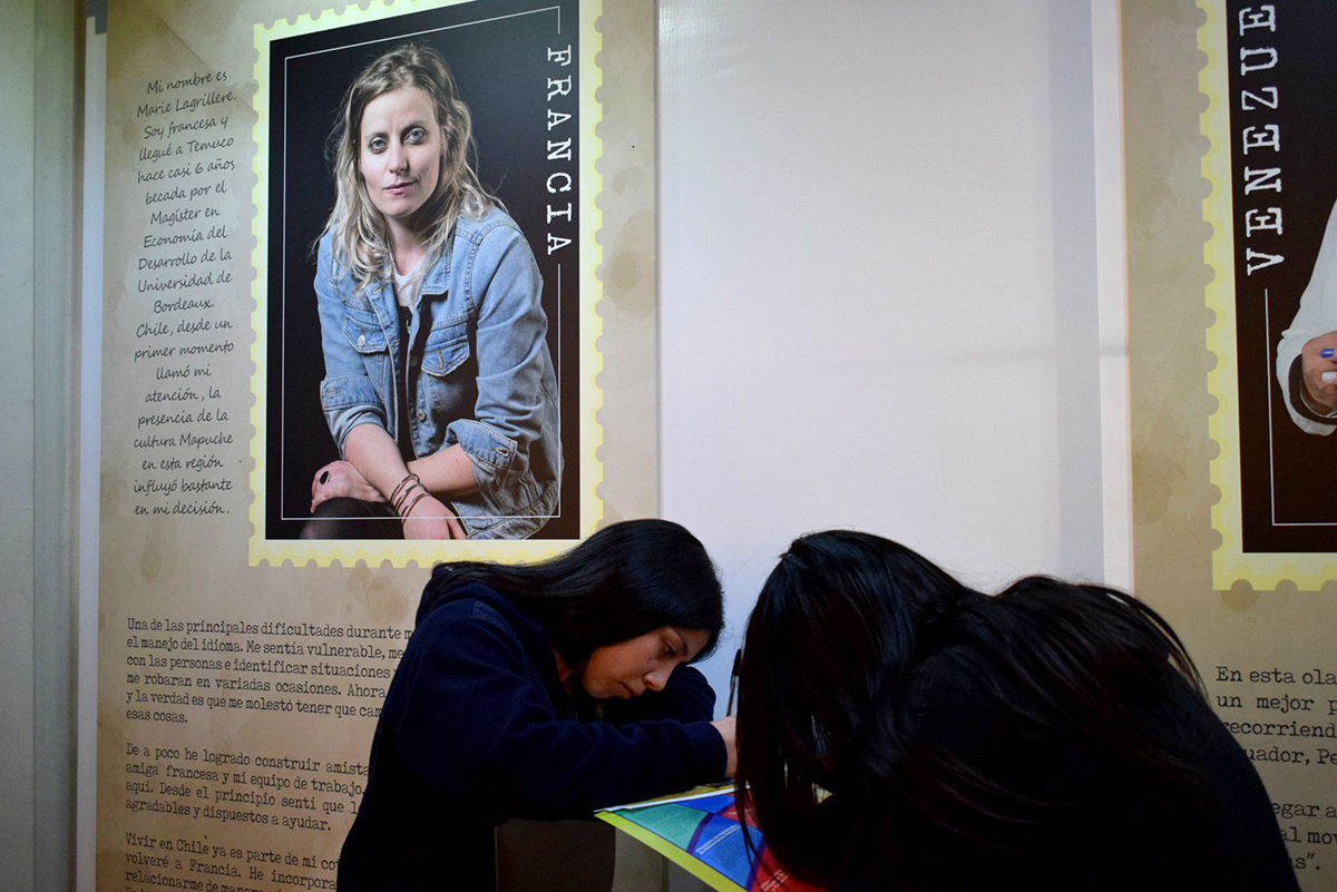 Estudiantes analizan el proceso migratorio gracias a taller realizado en el Museo Regional de La Araucanía