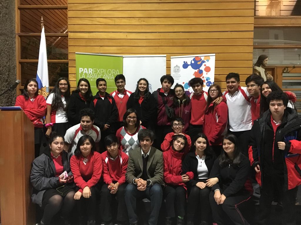Profesores, estudiantes y científicos lanzaron  oficialmente el PAR Explora La Araucanía en Campus Villarrica UC