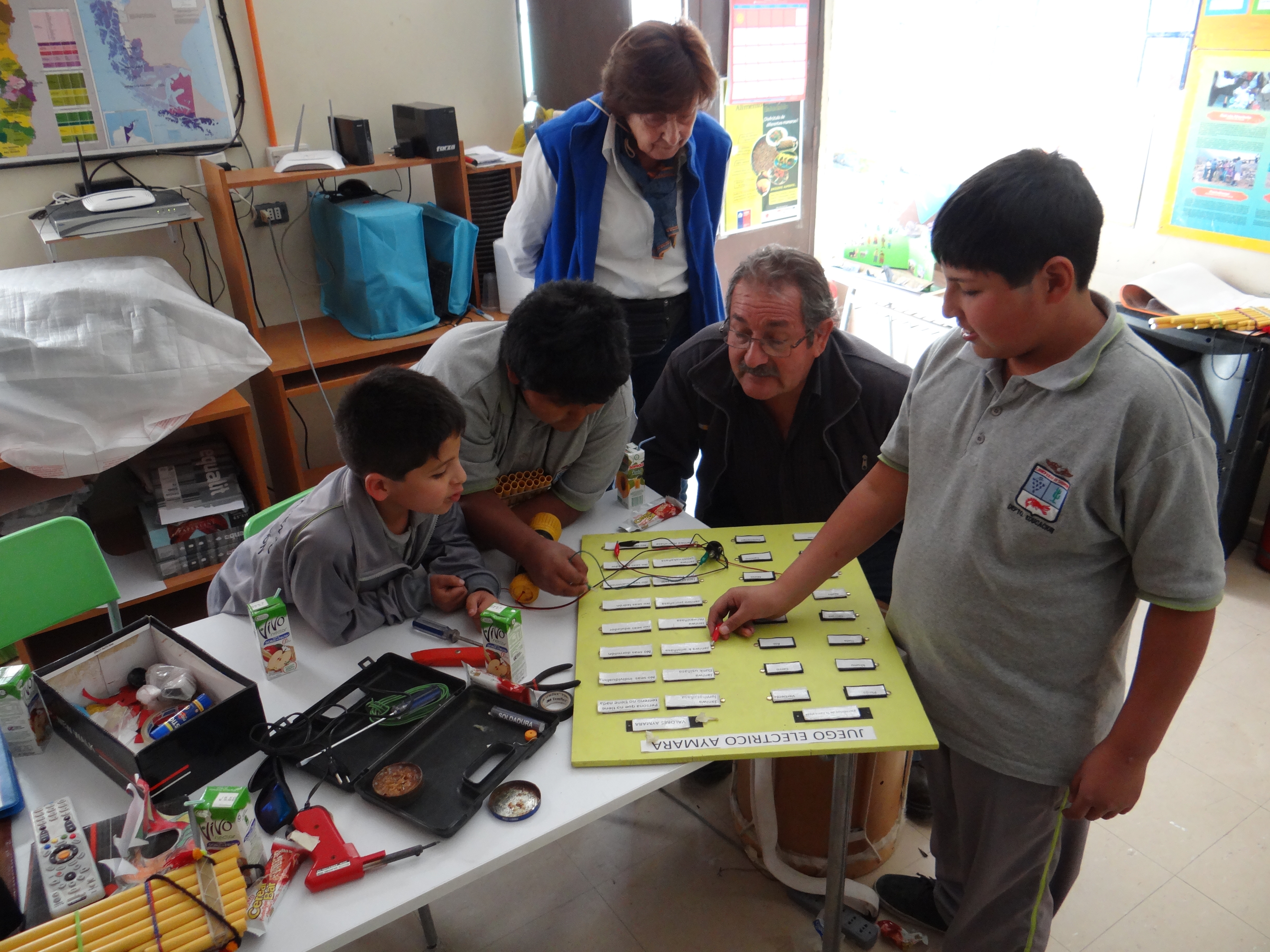 Escuelas de Chaca y Chitita se alistan para participar en las actividades científicas de Octubre