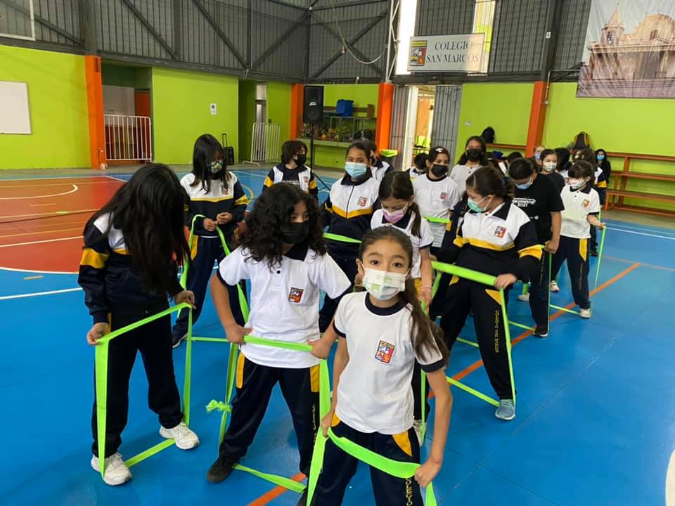 Estudiantes del Colegio San Marcos utilizan coreografía para aprender geometría