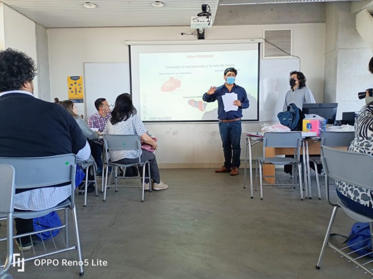 Profesores se capacitaron en nanociencia y nanotecnología para promover el aprendizaje de las ciencias en Arica y Putre