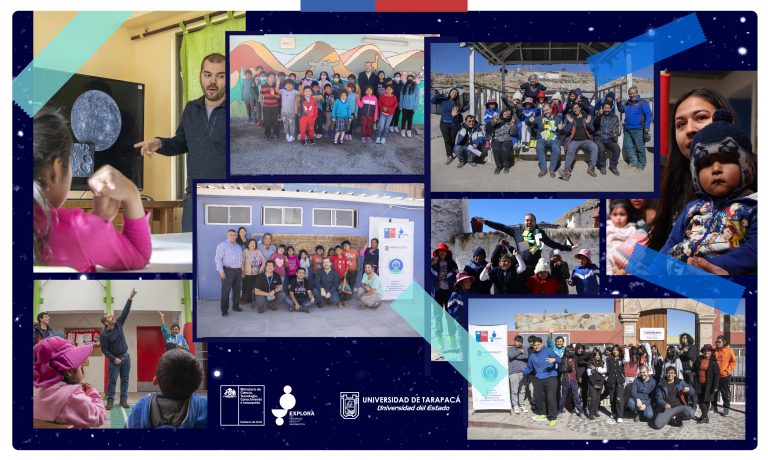 Experto en canibalismo galáctico compartió con escolares de Molinos, Esquiña y Cotacotani