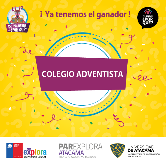 Concurso “150 palabras de un ¿por qué?” tiene ganador del Colegio Adventista y su curso se lleva una visita a centro astronómico