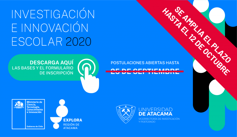 Extendimos el plazo hasta el 12 de octubre para postular a Investigación en Innovación Escolar y formar una Academia Explora