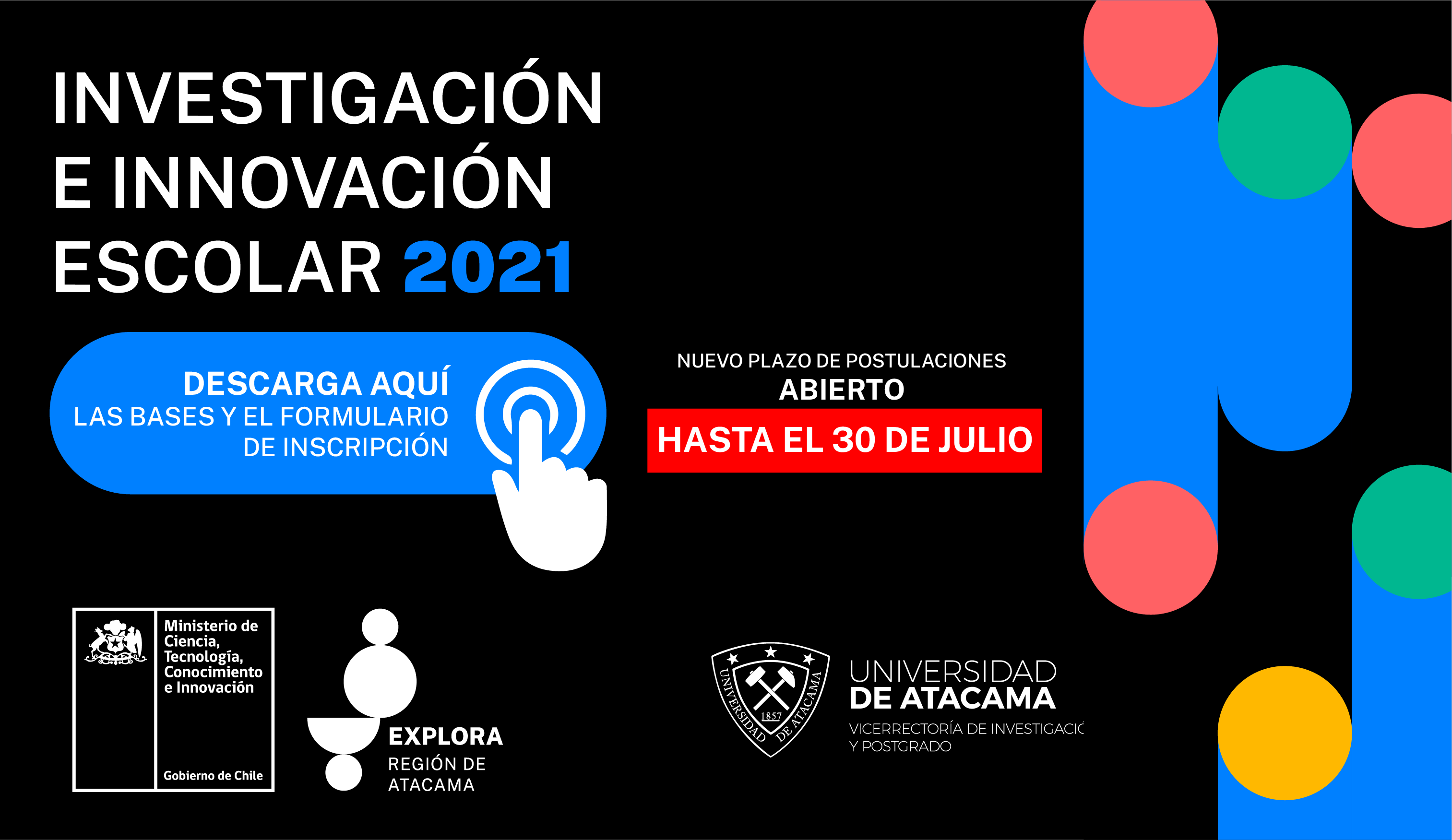 Abiertas Postulaciones a los Clubes de Investigación e Innovación Escolar 2021 Atacama