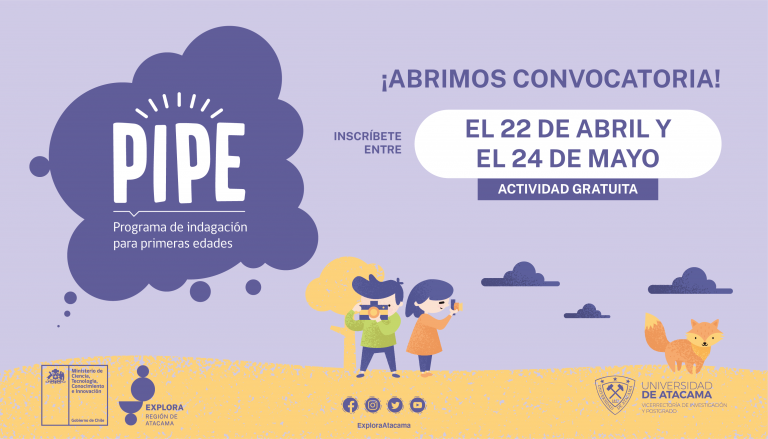 Educadoras y educadores podrán participar del programa PIPE para desarrollar las habilidades en ciencias y alimentar la curiosidad de niños y niñas de primer ciclo