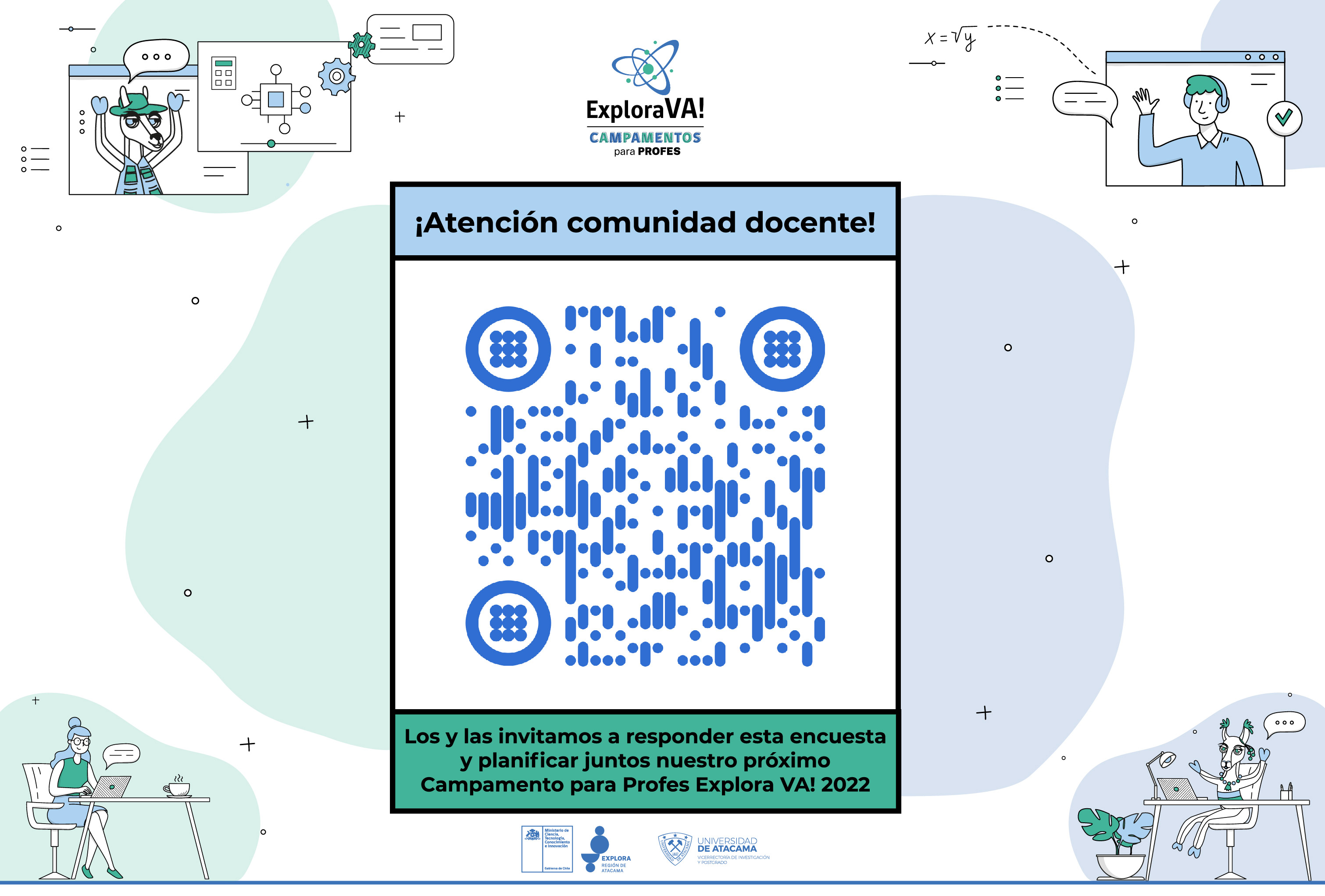 ¡Atención comunidad docente! Los invitamos a diseñar juntos nuestro próximo campamento