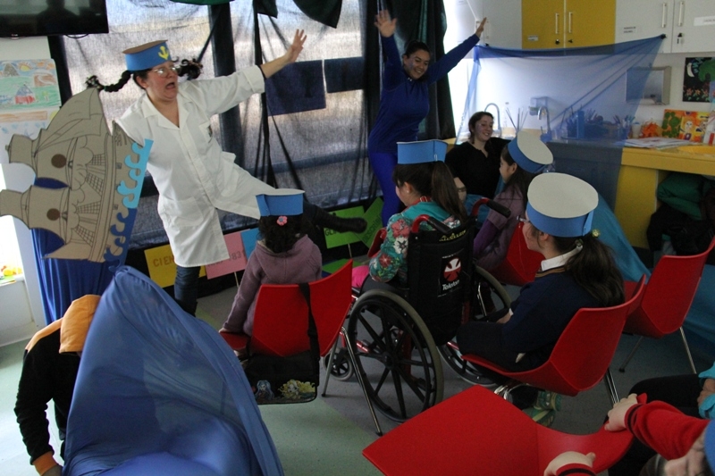 PAR Explora Aysén colabora en proyecto cuentacuentos para valorar biodiversidad con niños con capacidades especiales.