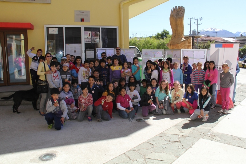 PAR EXPLORA Aysén realizó actividad con escolares en Jornada de Arqueología de la Patagonia