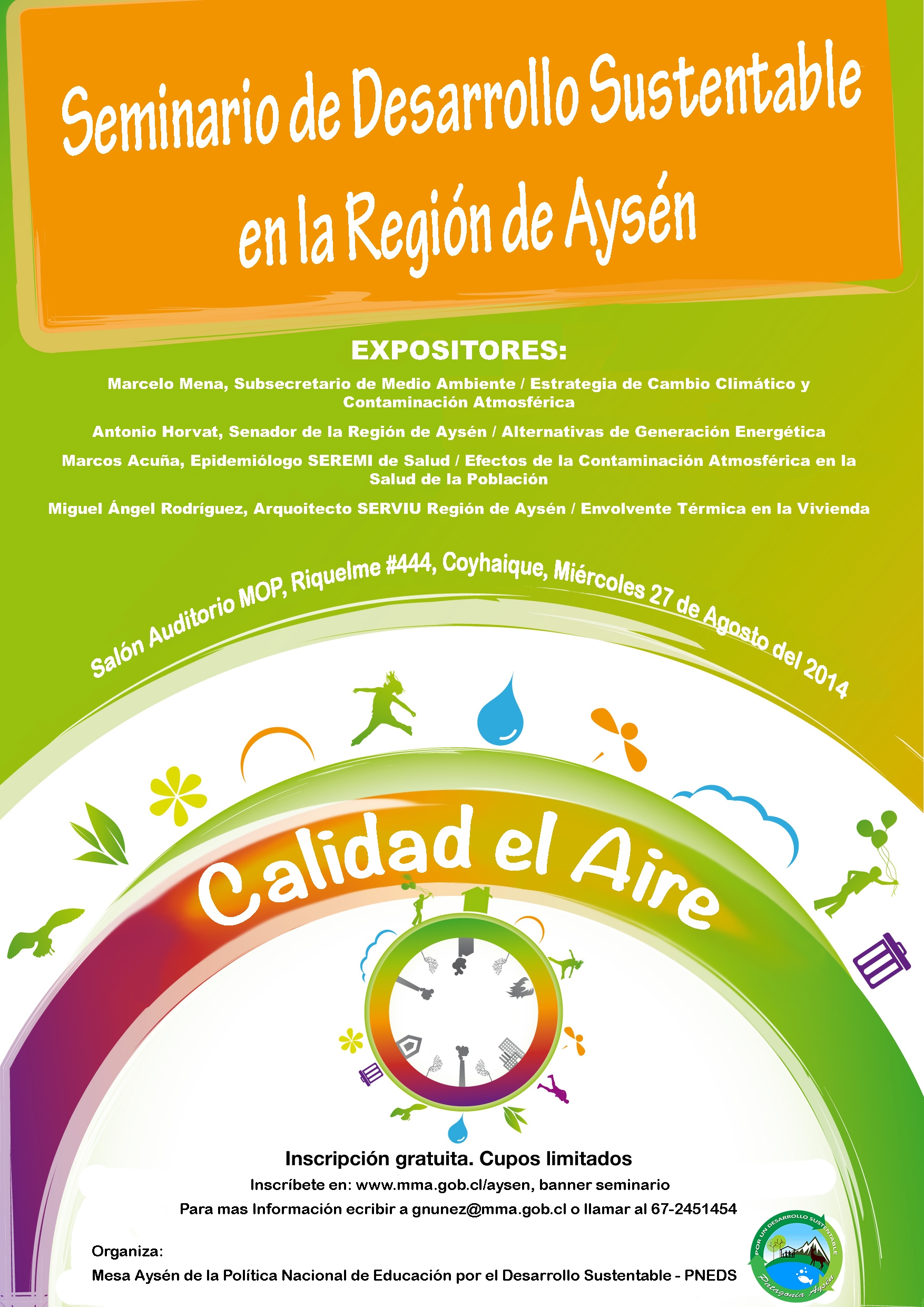 PAR EXPLORA Aysén invita a participar del Seminario de Desarrollo Sustentable.