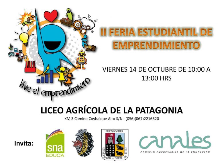 Liceo Agrícola de la Patagonia abre sus puertas con Feria Estudiantil de Emprendimiento