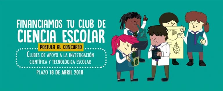 ¡Postula al fondo concursable de los clubes de ciencia escolar!