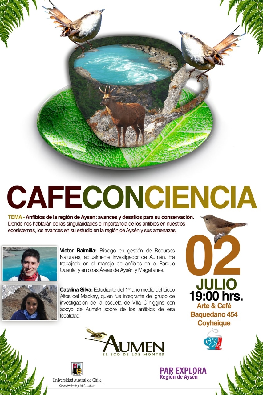 PAR EXPLORA Aysén realizará nuevo café con ciencia en Coyhaique