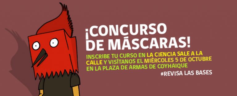 Miércoles 5 de octubre: Participa en el concurso de máscaras de "La Ciencia sale a la Calle"