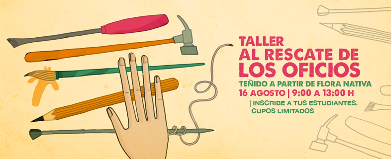 Nuevo taller “Al rescate de los oficios”: acércate a la ciencia mediante el teñido natural