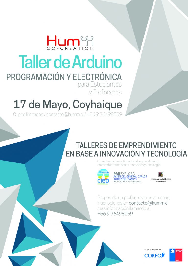 Inscríbete en el taller de Co-Creación: Arduino, Programación y Electrónica para estudiantes y docentes