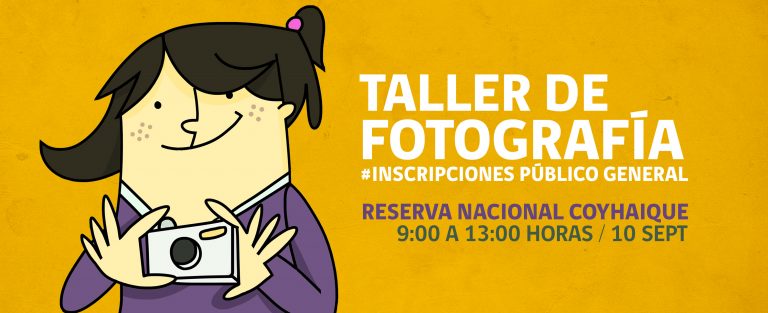 Inscríbete al taller de fotografía en la Reserva Nacional Coyhaique