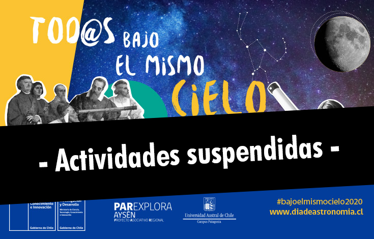Día de la Astronomía: Actividades suspendidas