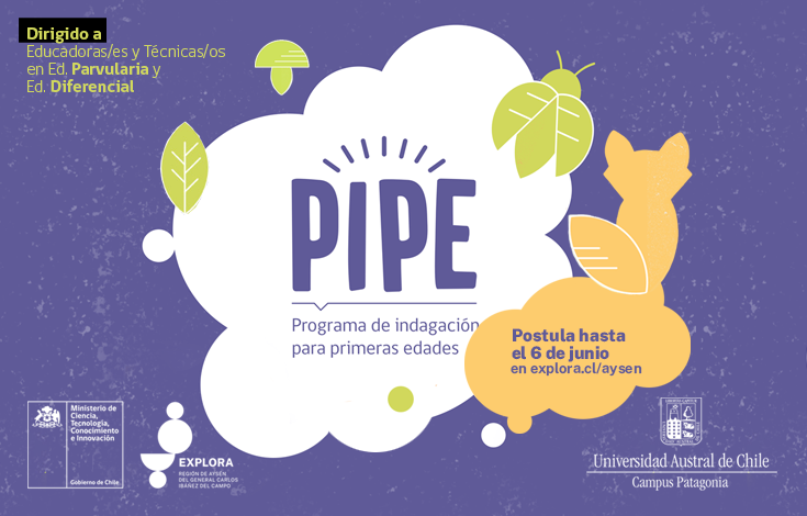 Convocatoria abierta: Participa del Programa de Indagación para Primeras Edades (PIPE) 2021