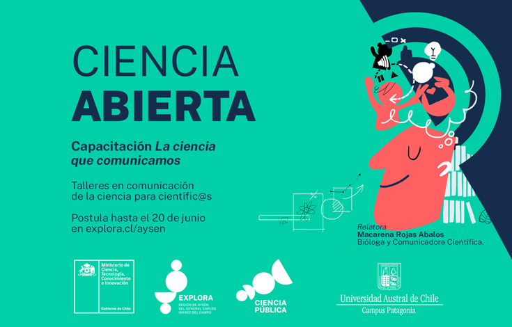 Proyecto Explora Aysén impartirá taller de comunicación de la ciencia para científicos/as