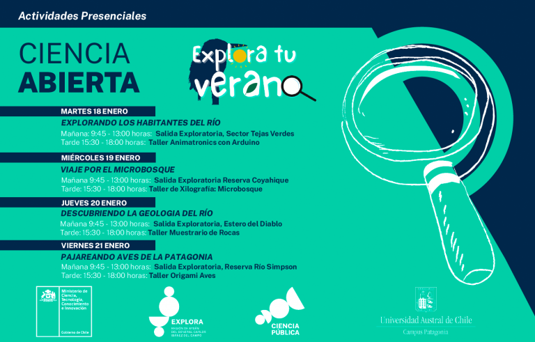 Explora tu verano: enero trae talleres al aire libre para niñas y niños.