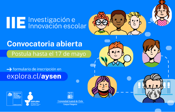 Convocatoria Abierta: Explora Aysén invita a ser parte de Investigación e Innovación Escolar 2022