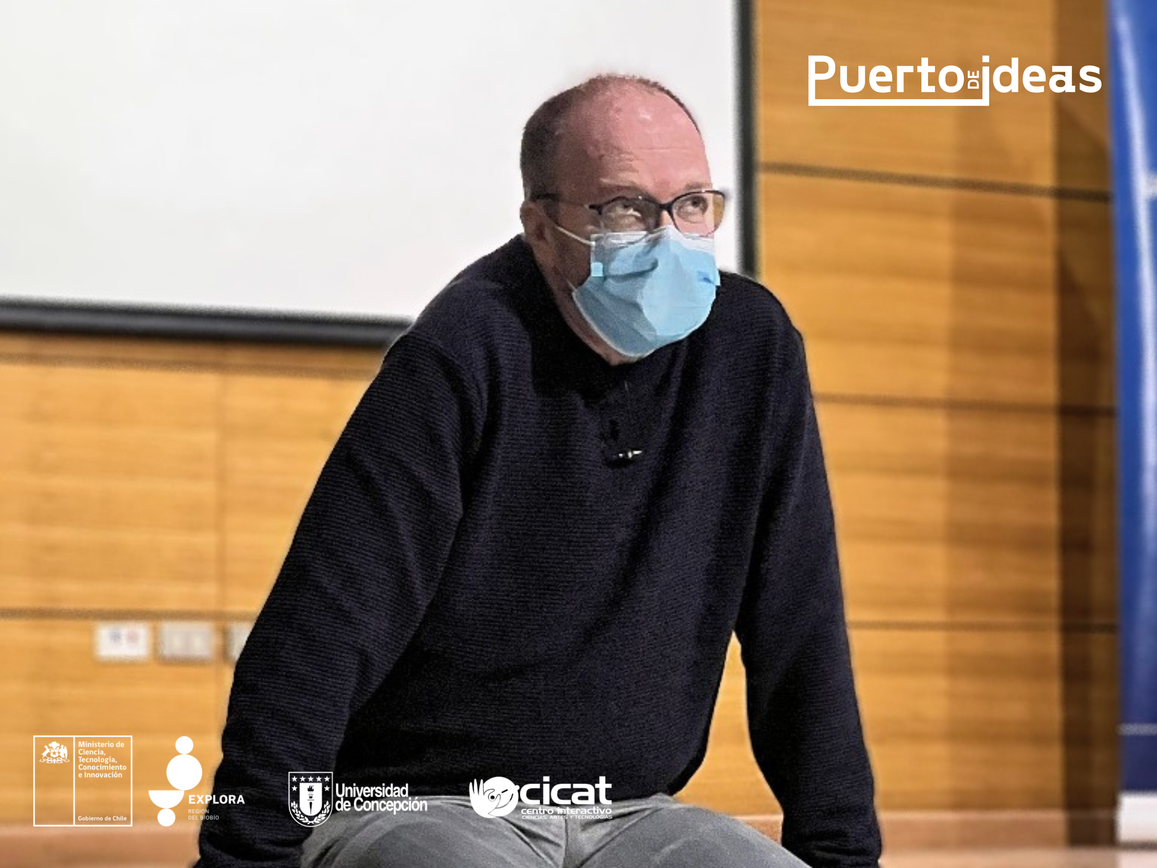 Explora Biobío albergó importante charla del científico argentino Dr. Diego Golombek