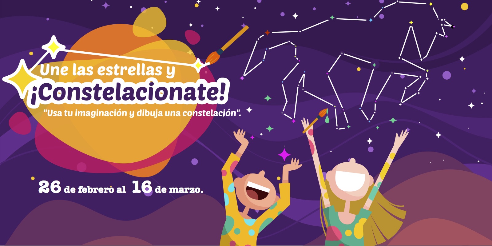 Te gusta el dibujo y la astronomía: Participa del concurso “Une las estrellas y ¡Constelacionate!”