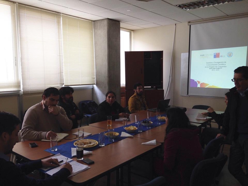Una positiva reunión tuvo el PAR Coquimbo con el Consejero Nacional de Explora CONICYT