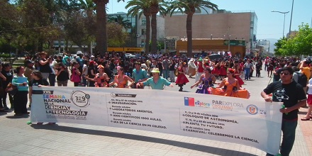 Con una gran fiesta de música y baile se cerró el mes de la ciencia en la región de Coquimbo
