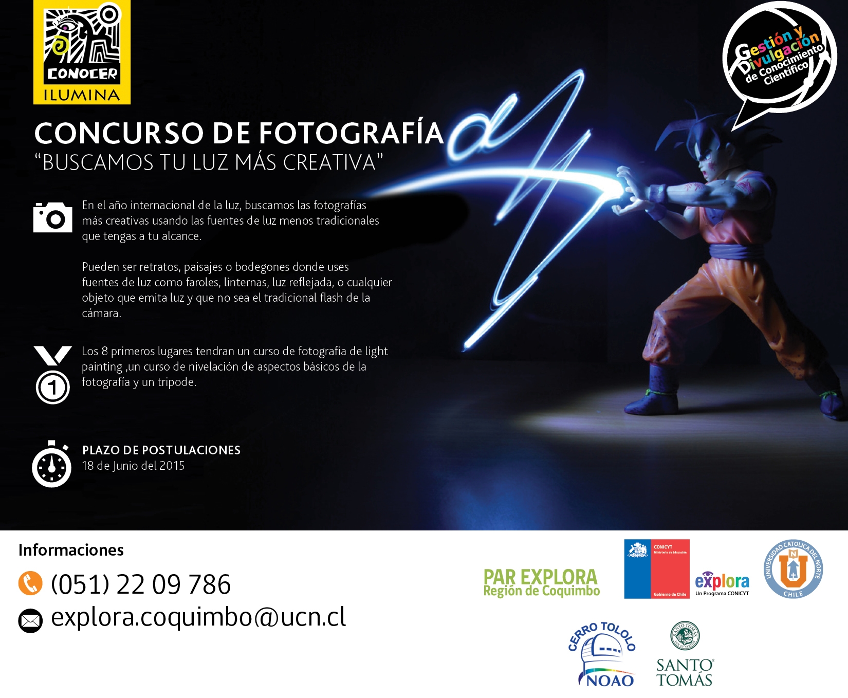 Copia de PAR EXPLORA Coquimbo lanza el concurso fotográfico “Buscamos tu luz más creativa”