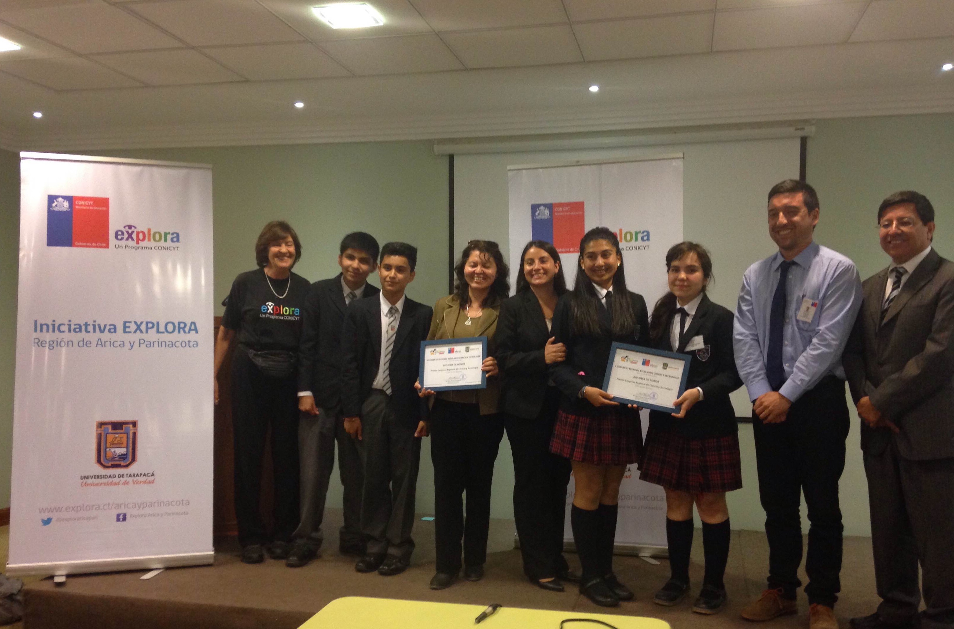 Arica y Parinacota ya cuenta con sus representantes para el XVI Congreso Nacional Escolar de Ciencia y Tecnología
