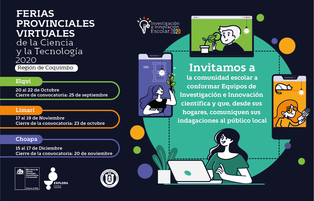 Ferias Provinciales de Investigación Escolar:  La oportunidad de hablar de ciencia en un formato virtual