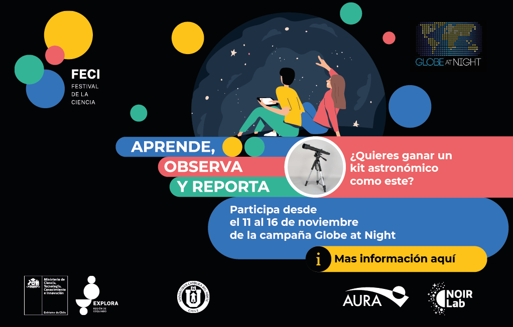 Ya tenemos a nuestros siete ganadores/as del concurso de observación “Globe at Night”