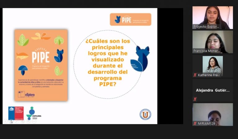 Con el desafío de llevar la ciencia a párvulos culminó iniciativa PIPE en la Región de Coquimbo