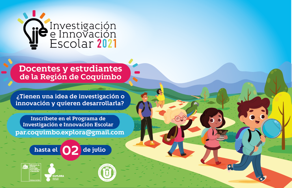 Se invita a la comunidad educativa a participar del programa de Investigación e Innovación Escolar 2021