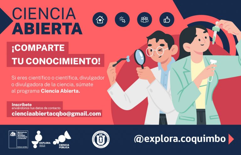 Llamado a la comunidad científica a participar realizando charlas, conversatorios y más en Ciencia Abierta